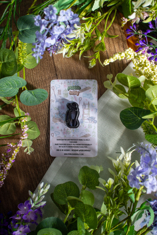 Lady In Sunhat & Swimming Costume Clay Cutter