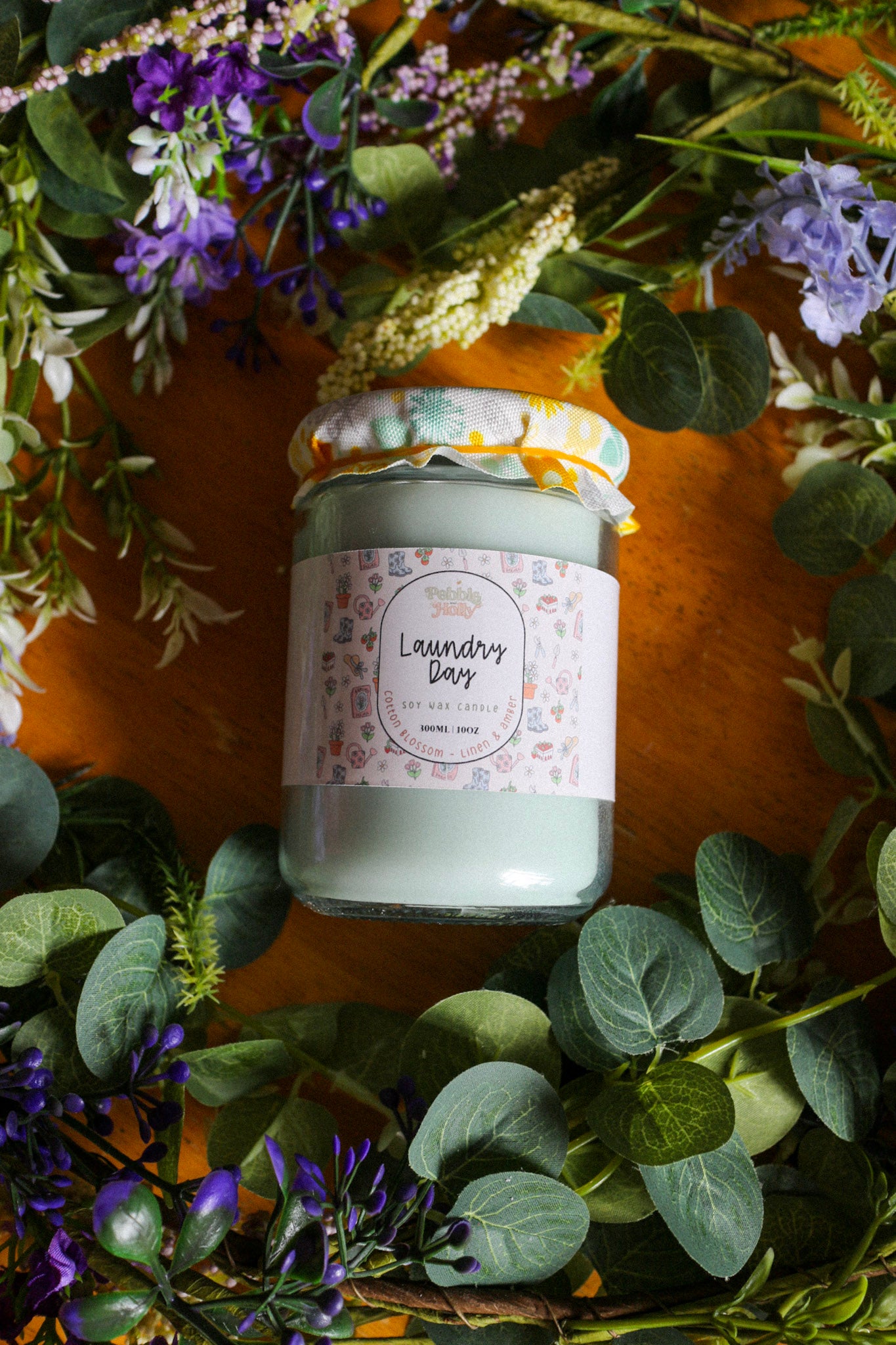Jam Jar Lidded Candle