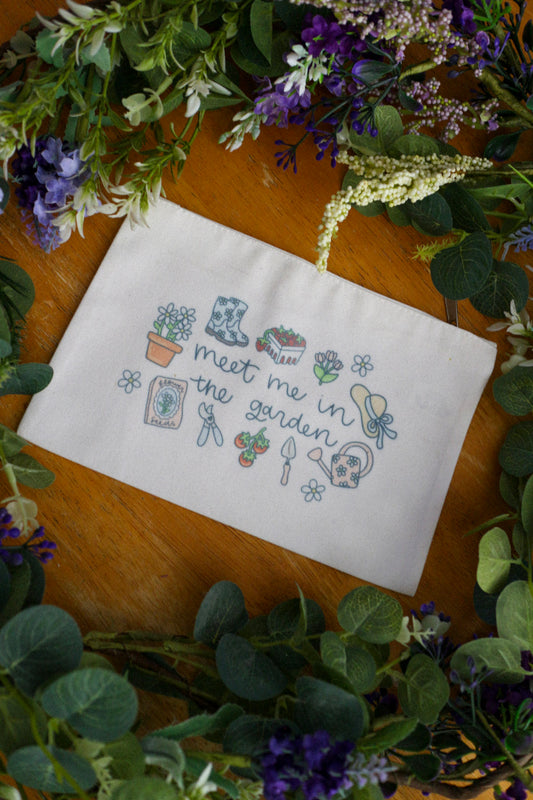 Canvas Cosmetics Bag