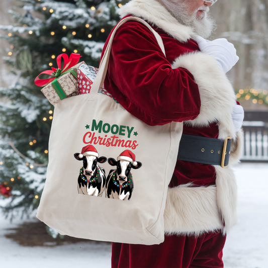 Mooey Christmas Tote Bag