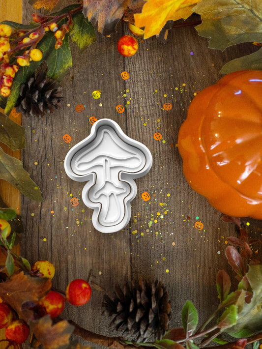 Autumnal Mushroom Duo Cookie Cutter