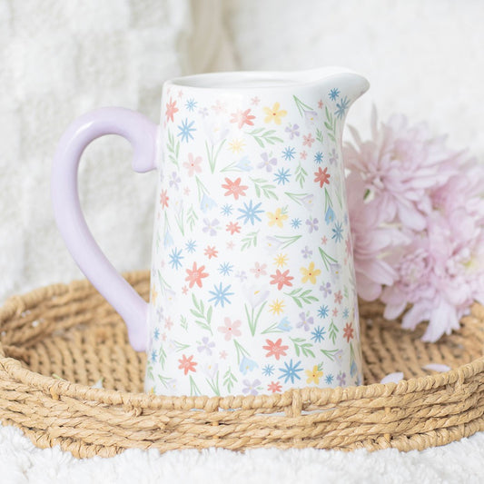 Springtime Ceramic Jug