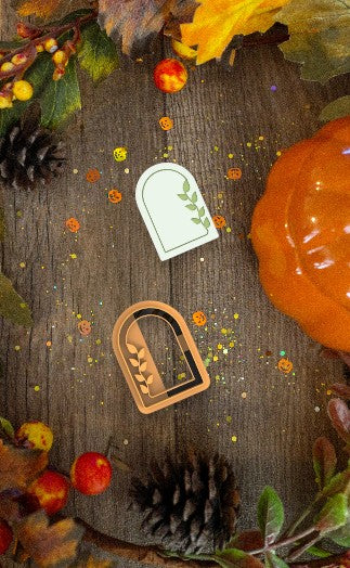 Boho Botanical Arch Clay Cutter