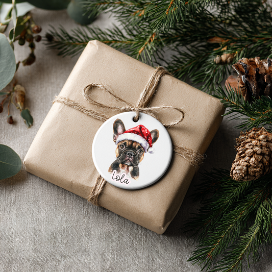 Personalised Christmas Dog Bauble