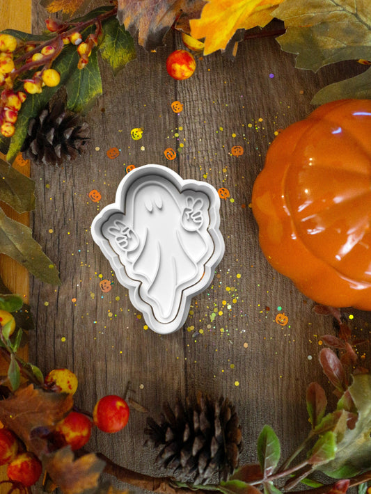 Autumnal Peace Ghost Cookie Cutter
